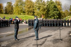 Official report of the Commander of Polish police unit