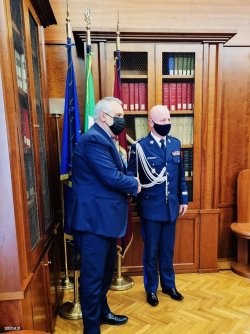 Commander-in-Chief of Polish Police and Chief Commandant of Polizia Di Stato