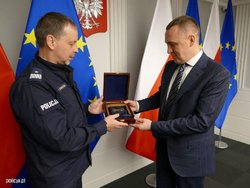 Exchange of gifts between Polish and Ukrainian counterparts