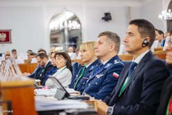 Head of International Police Cooperation Bureau, NPHq, colonel Ireneusz Sienko in Polish Senat